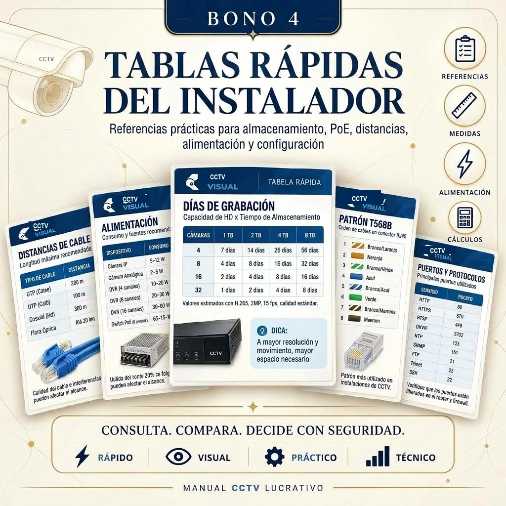 Tablas Rápidas del Instalador